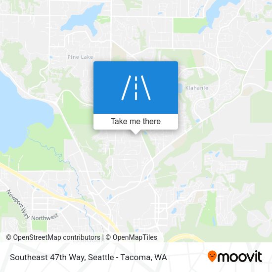 Southeast 47th Way map