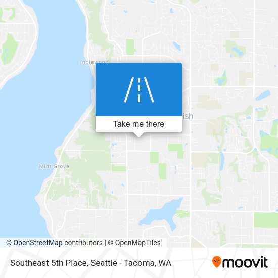 Southeast 5th Place map