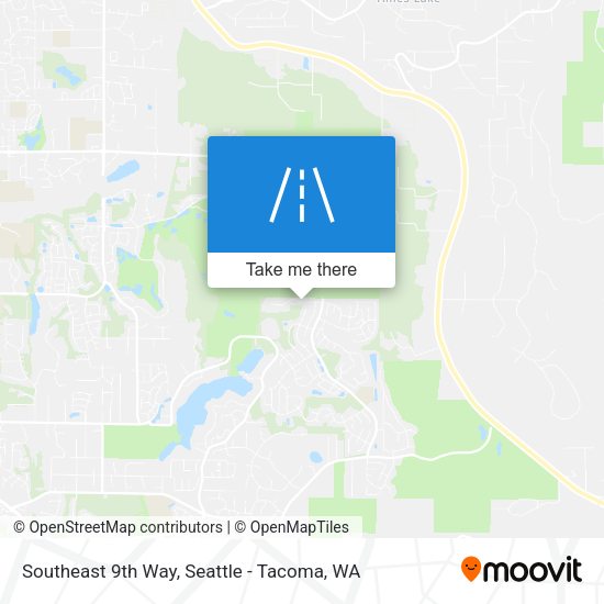 Southeast 9th Way map