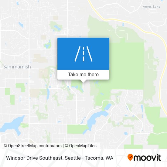 Mapa de Windsor Drive Southeast