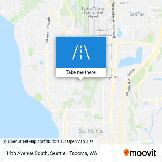Mapa de 14th Avenue South