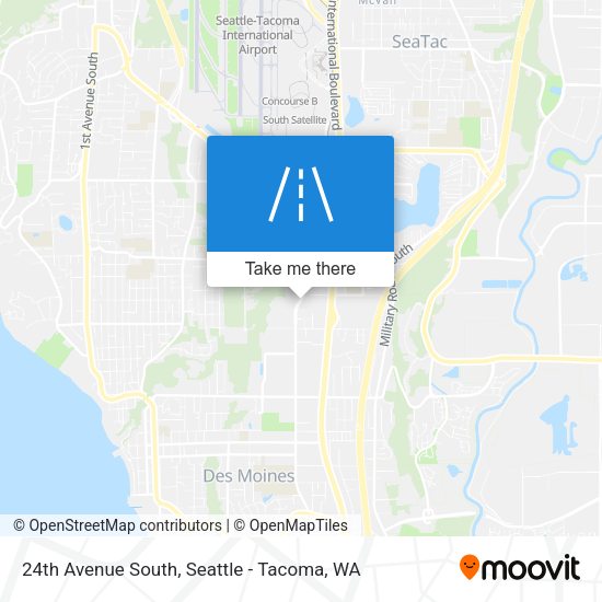 24th Avenue South map