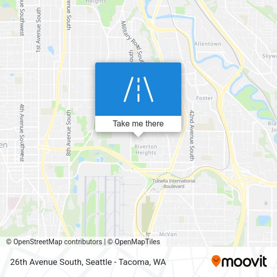 26th Avenue South map