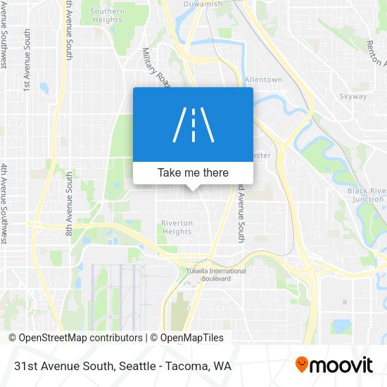 31st Avenue South map