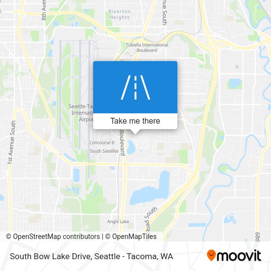 South Bow Lake Drive map