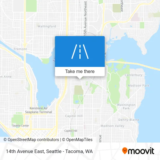 Mapa de 14th Avenue East