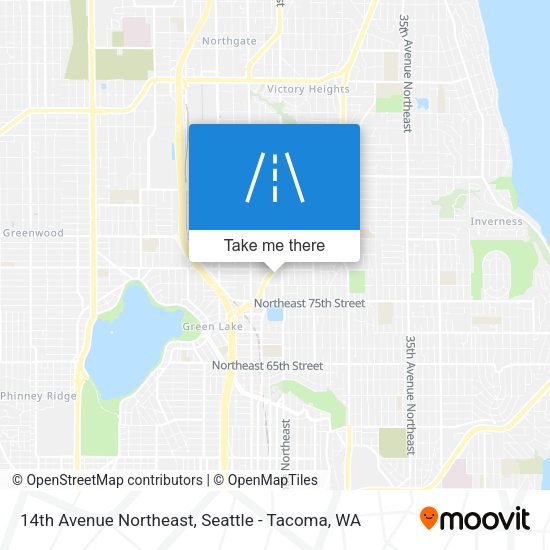14th Avenue Northeast map