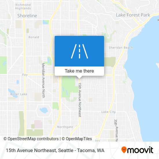 Mapa de 15th Avenue Northeast