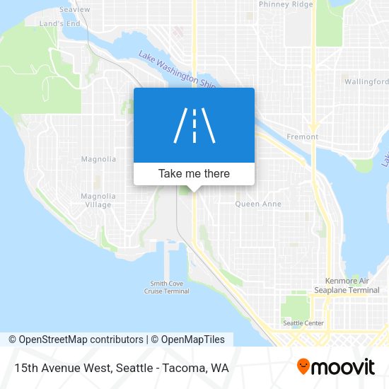 15th Avenue West map