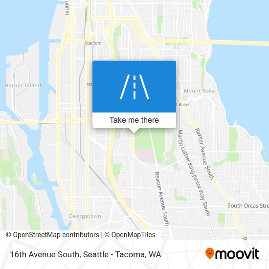 16th Avenue South map