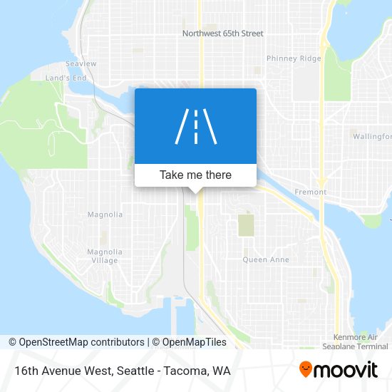 Mapa de 16th Avenue West