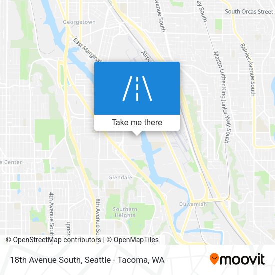 Mapa de 18th Avenue South