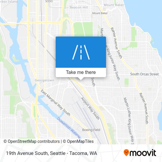 19th Avenue South map