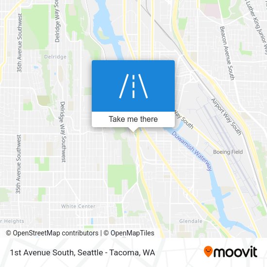 1st Avenue South map
