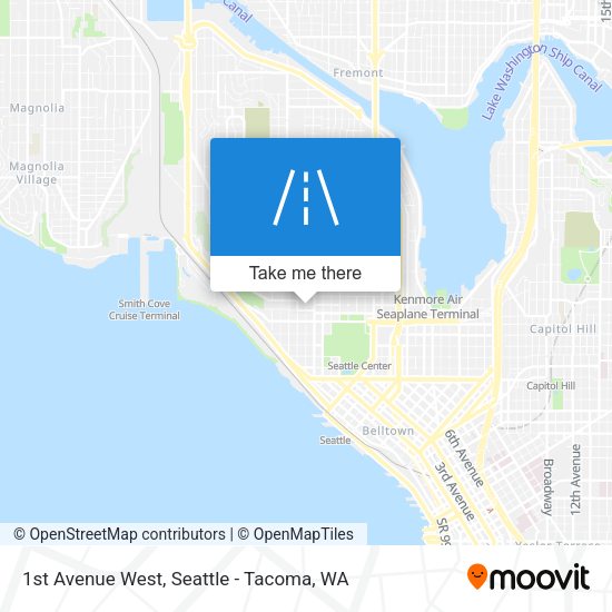 Mapa de 1st Avenue West