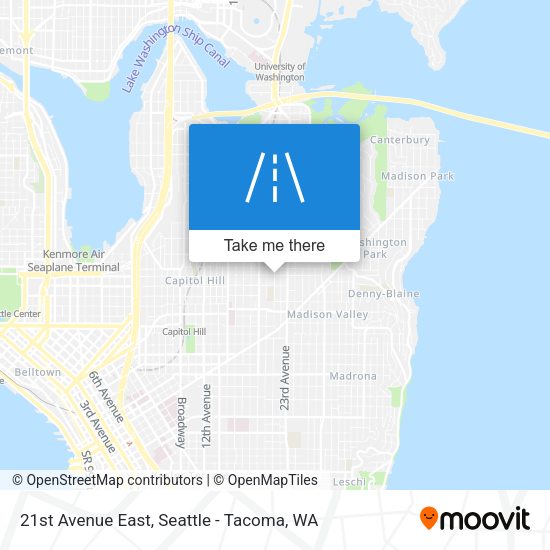 21st Avenue East map