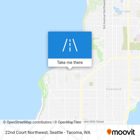 Mapa de 22nd Court Northwest