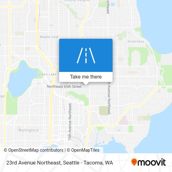 23rd Avenue Northeast map
