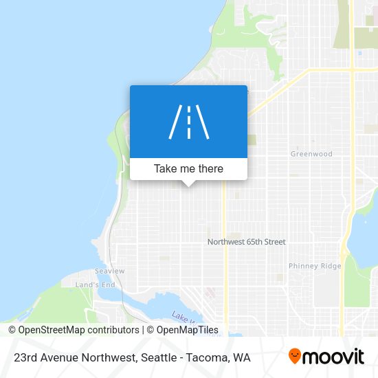 Mapa de 23rd Avenue Northwest