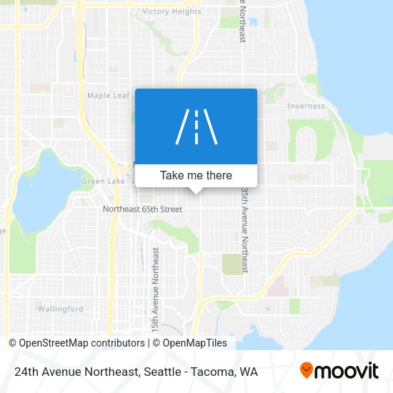 Mapa de 24th Avenue Northeast