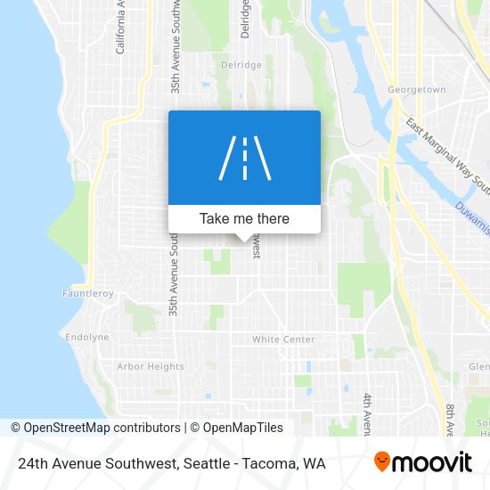 Mapa de 24th Avenue Southwest
