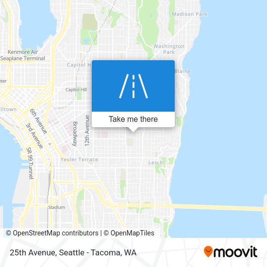 Mapa de 25th Avenue
