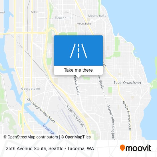 25th Avenue South map