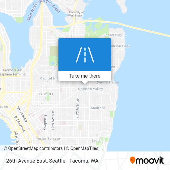 26th Avenue East map