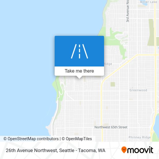 Mapa de 26th Avenue Northwest