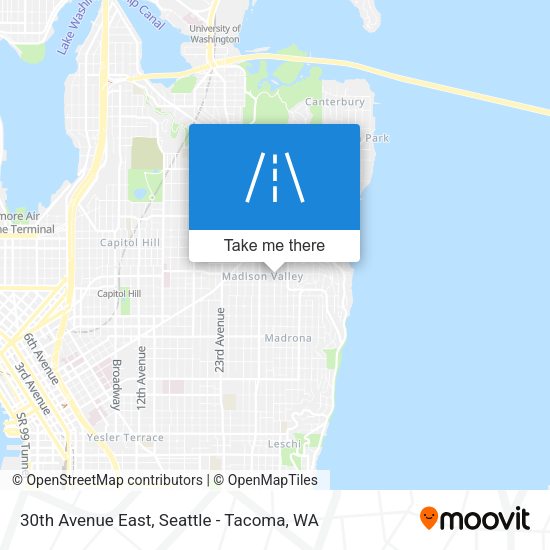 Mapa de 30th Avenue East