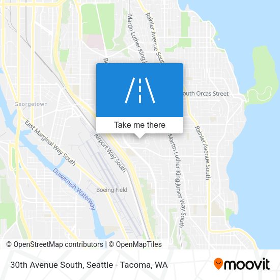 30th Avenue South map