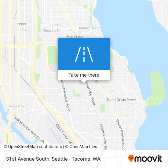 31st Avenue South map