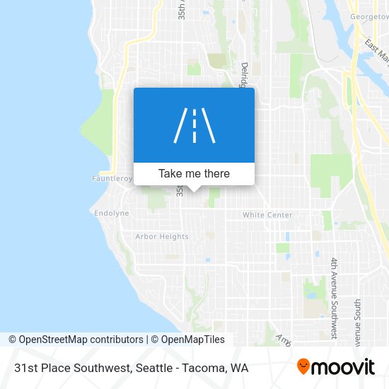 Mapa de 31st Place Southwest