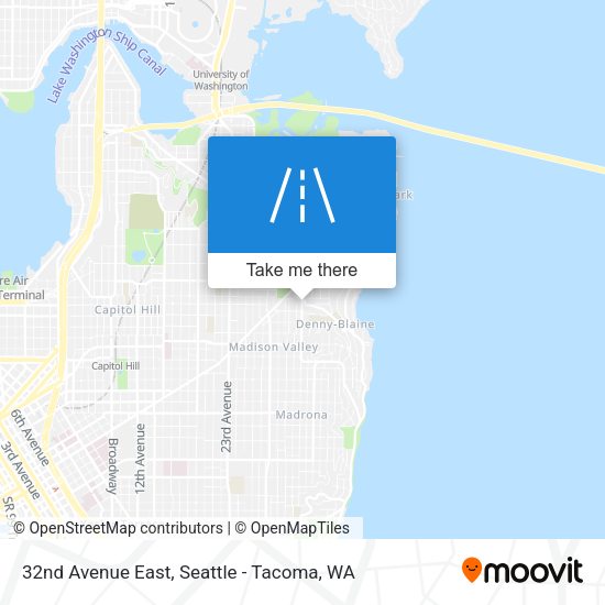 32nd Avenue East map