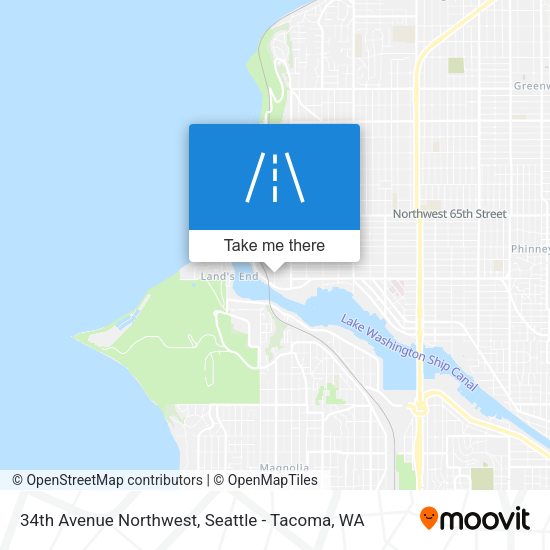 Mapa de 34th Avenue Northwest