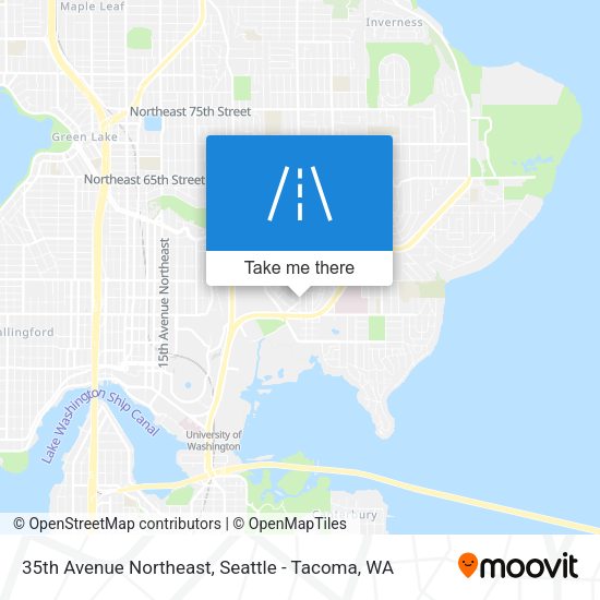 Mapa de 35th Avenue Northeast