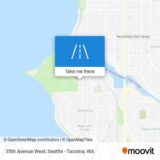Mapa de 35th Avenue West