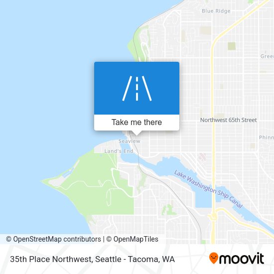 Mapa de 35th Place Northwest