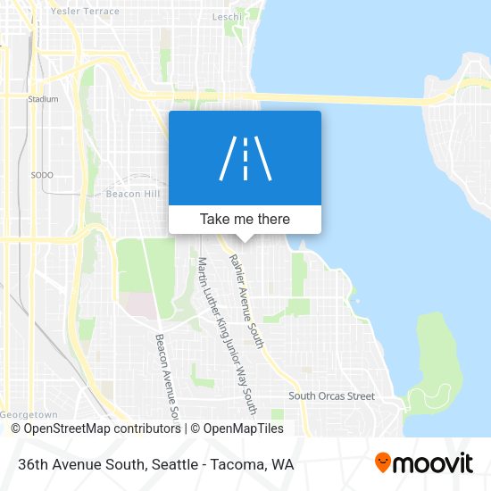 36th Avenue South map