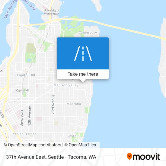 37th Avenue East map