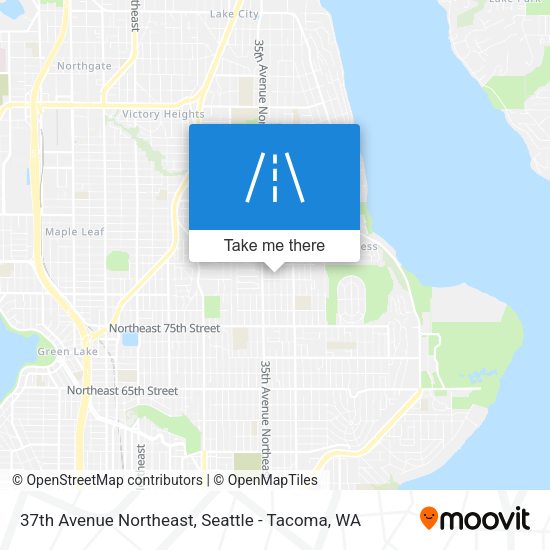 Mapa de 37th Avenue Northeast