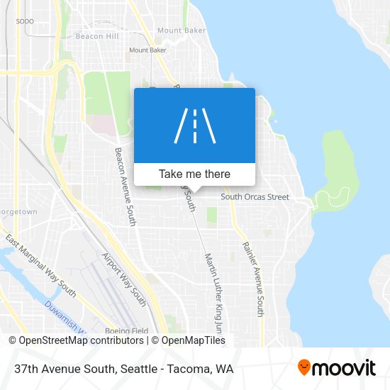 Mapa de 37th Avenue South