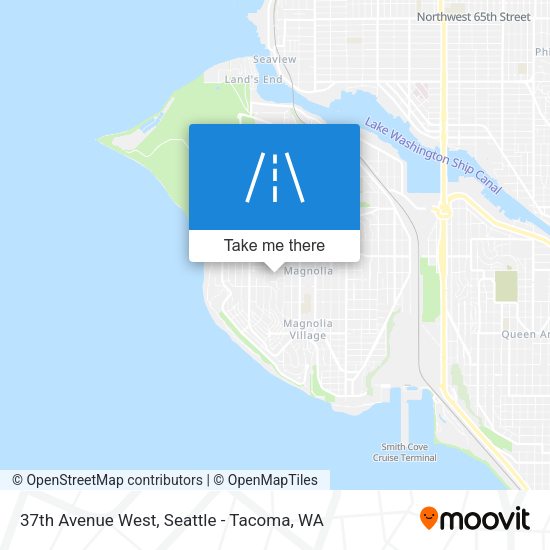 Mapa de 37th Avenue West