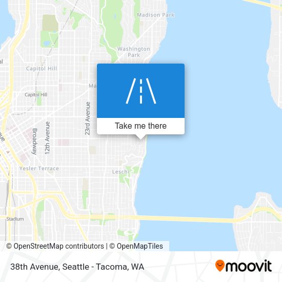 38th Avenue map