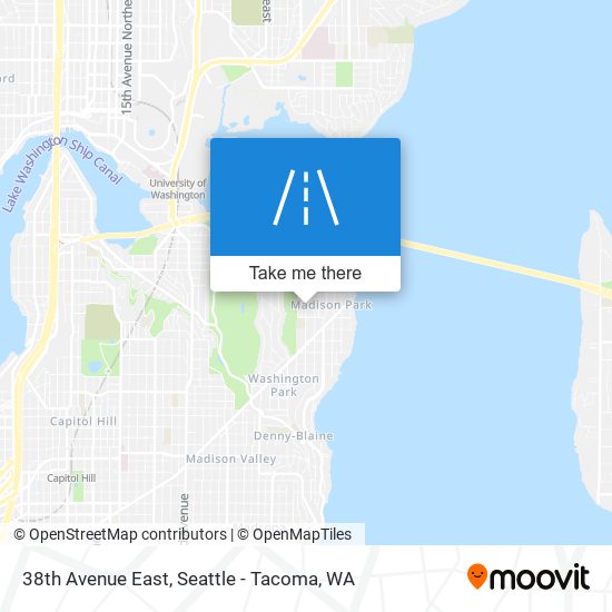 38th Avenue East map