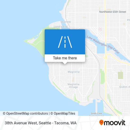 38th Avenue West map