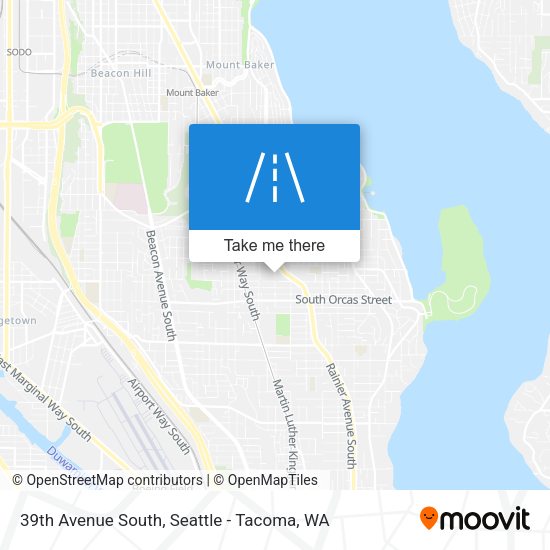 39th Avenue South map
