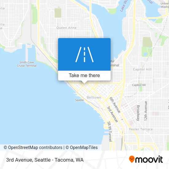 3rd Avenue map