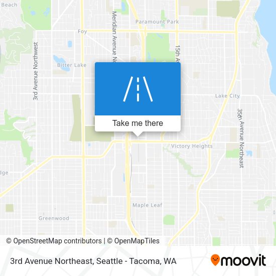 3rd Avenue Northeast map