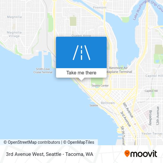 Mapa de 3rd Avenue West